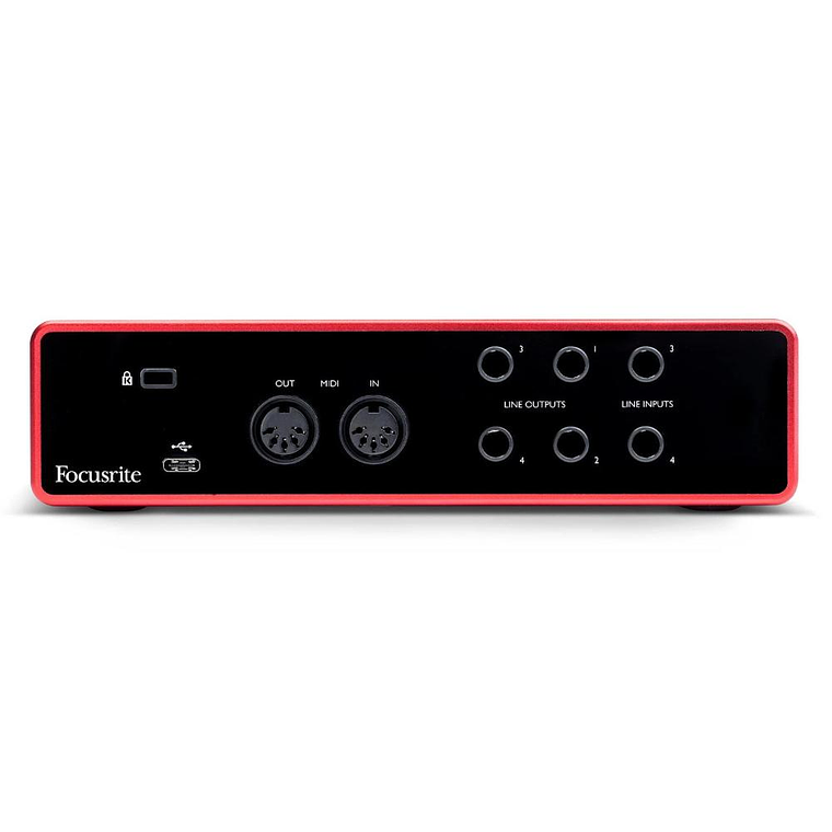 Interfaz Focusrite Scarlett 4i4 3rd. Gen 4