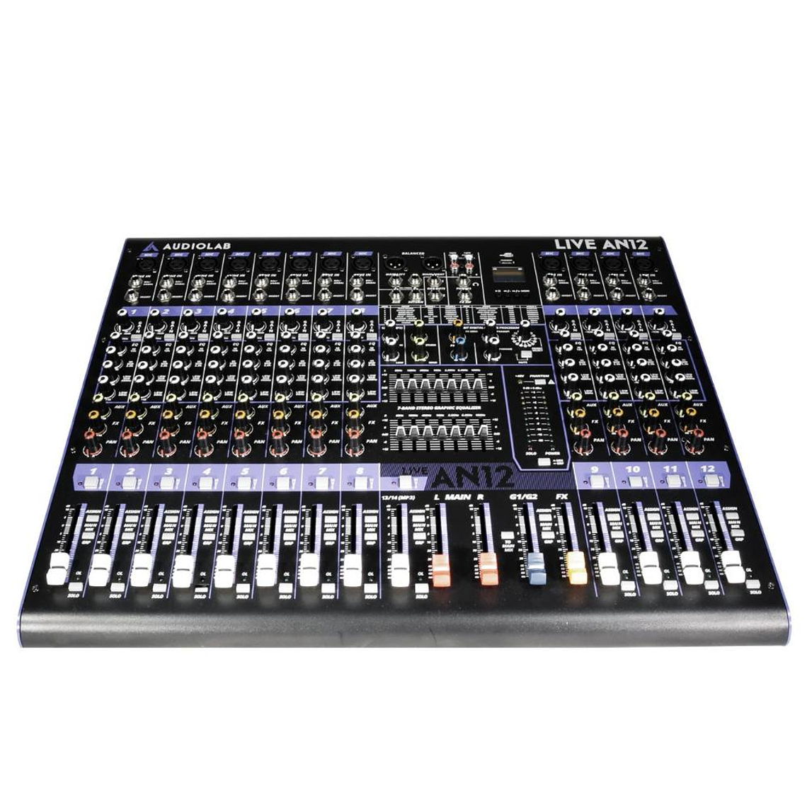 Mixer Analogo 12 canales Audiolab LIVE AN12 1