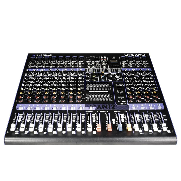 Mixer Analogo 12 canales Audiolab LIVE AN12 1
