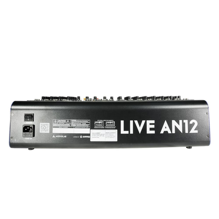 Mixer Analogo 12 canales Audiolab LIVE AN12 4