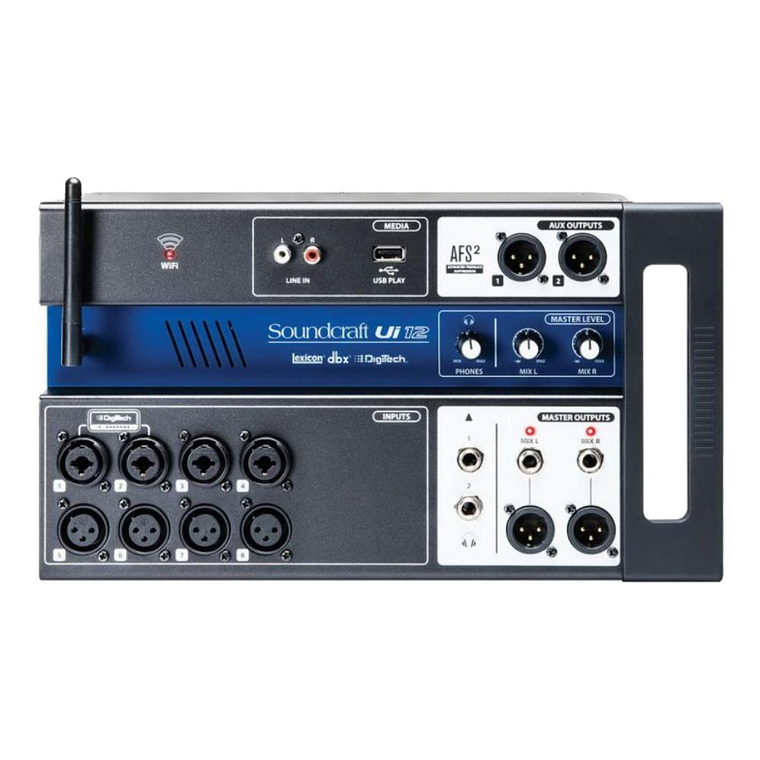 Mixer Digital Soundcraft Ui12 1