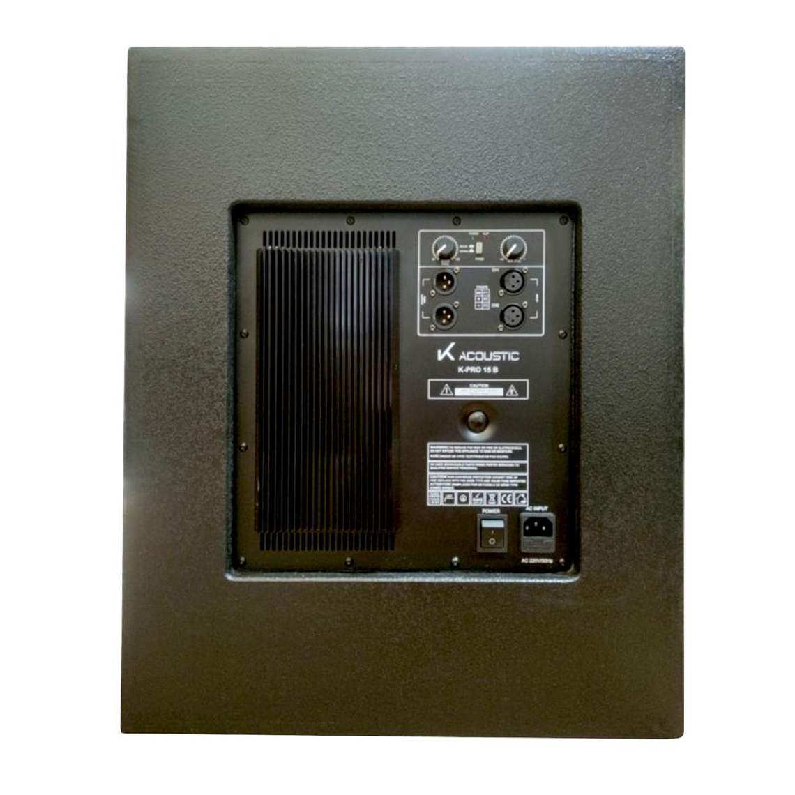 Sub Bajo Activo 15 Pulgadas K-Acoustic K-PRO 15B 3