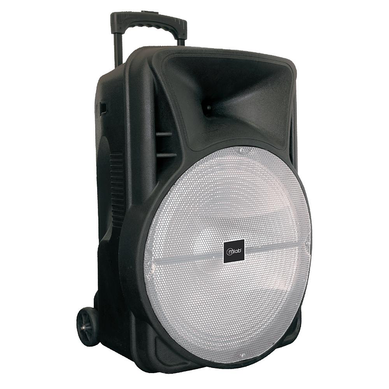 Parlante Portatil con atril y proyector LED Mlab Heavy Bass 2 2