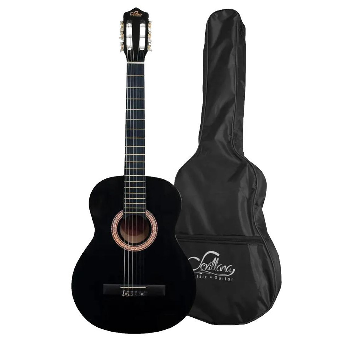 Guitarra Acustica 39'' Sevillana 08448 Black 1