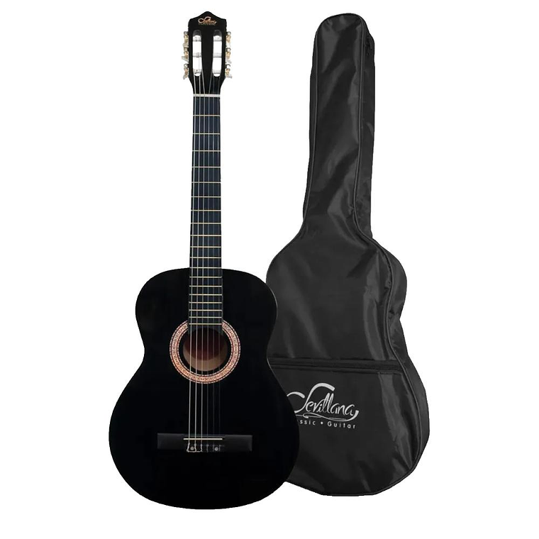 Guitarra Acustica 39'' Sevillana 08448 Black 1