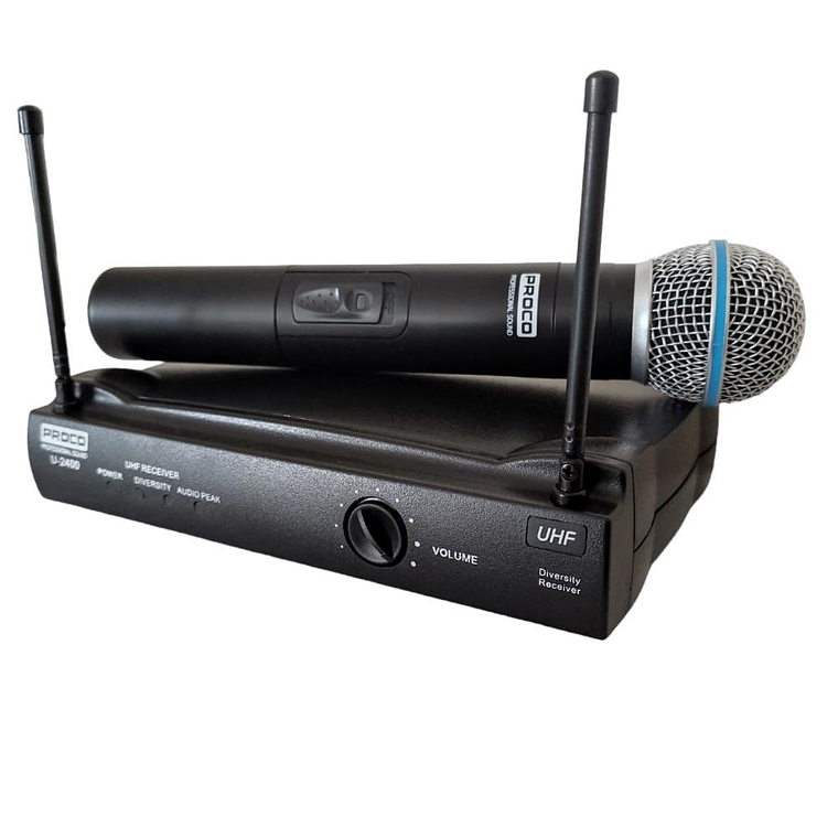 Sistema Inalambrico de Mano Proco U-2400M 1