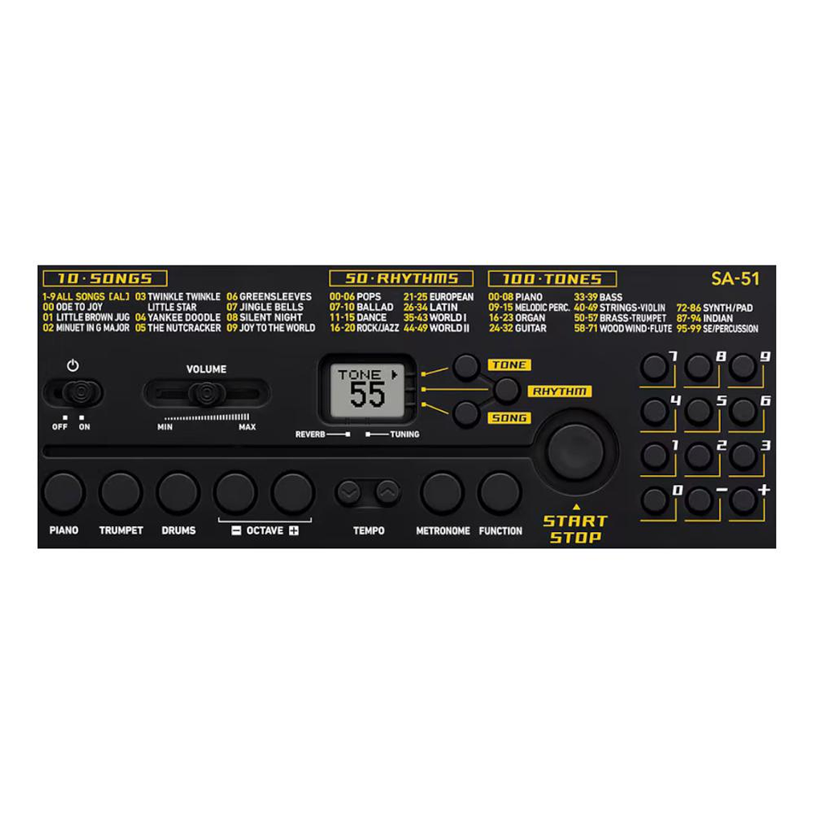 Teclado Infantil Casio SA-51 3