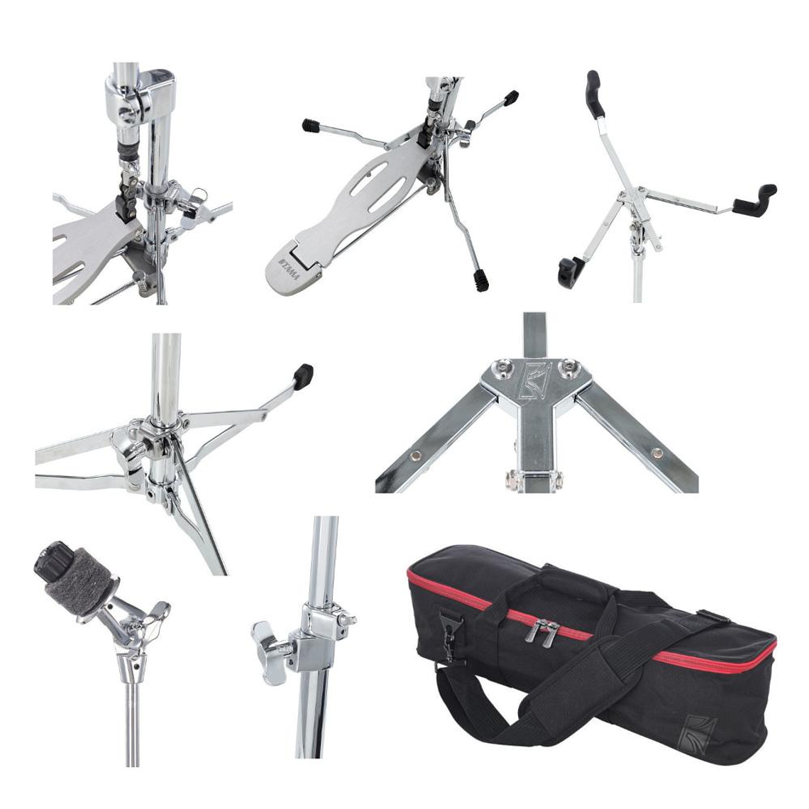 Set de Atriles 4 piezas para bateria acustica Tama HC4FB 2