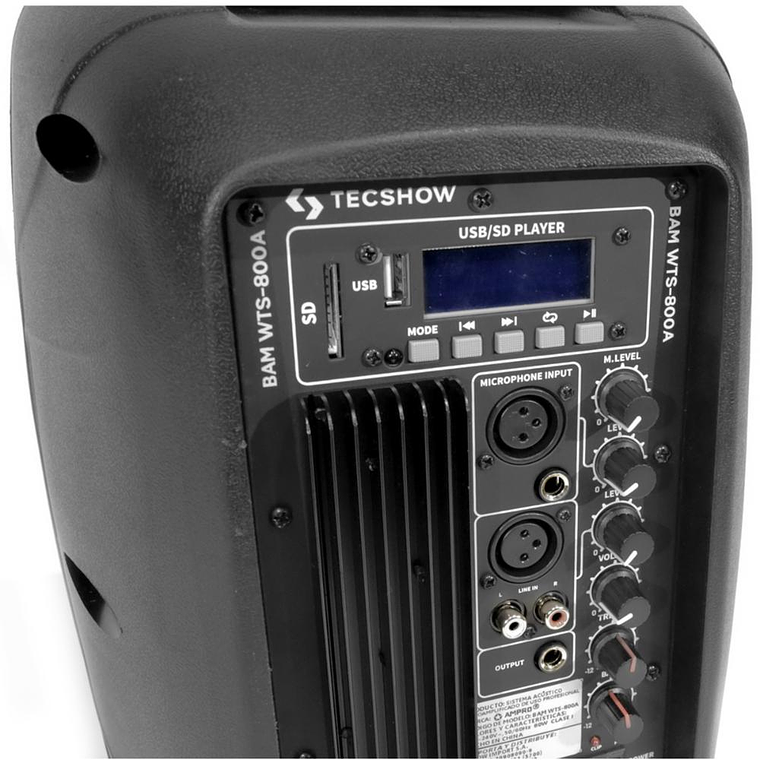 Caja Activa 8 pulgadas Tecshow BAM WTS-800A 3
