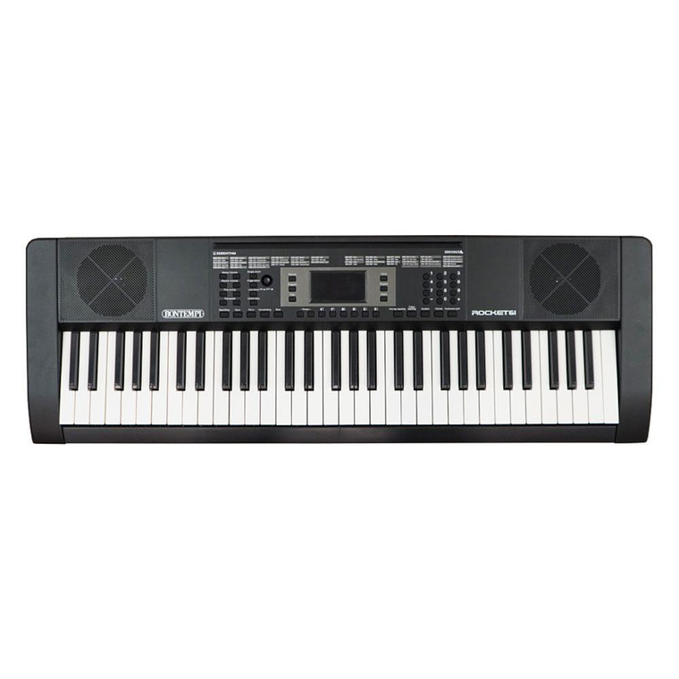 Teclado Portatil Bontempi Rocket con sillin y atril 2