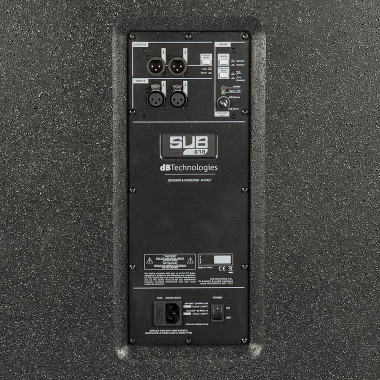 Sub Bajo Activo DB Technologies SUB 618 6