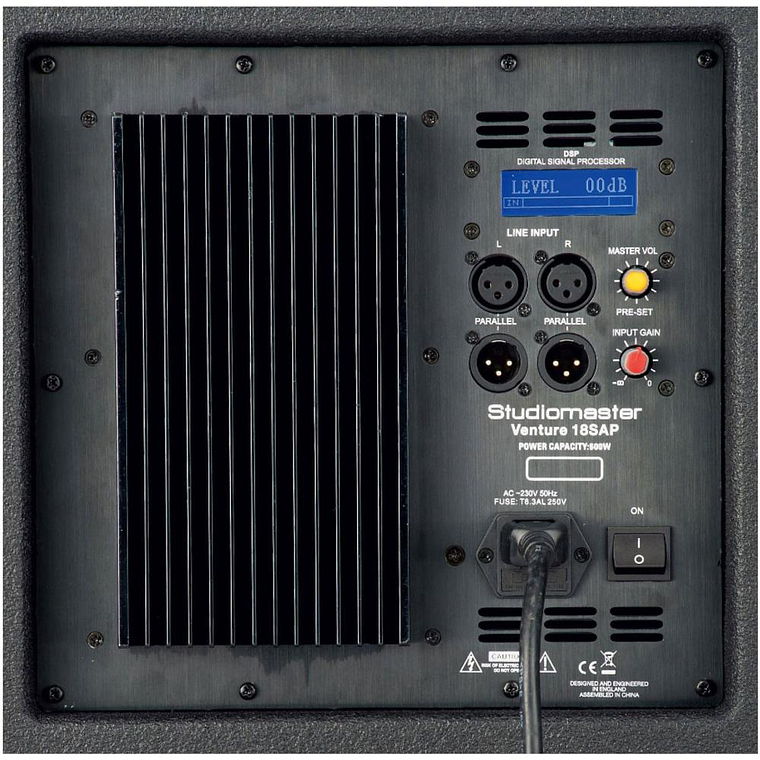 Subwoofer Activo Studiomaster Venture 18SA 3