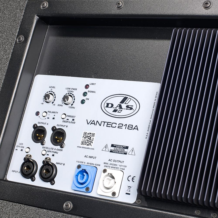 Sub Bajo Activo DAS AUDIO VANTEC-218A 3