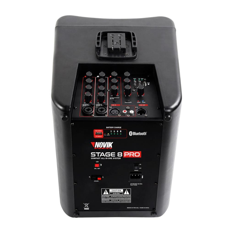 Sistema de Audio con Bateria Novik Stage 8 PRO 3