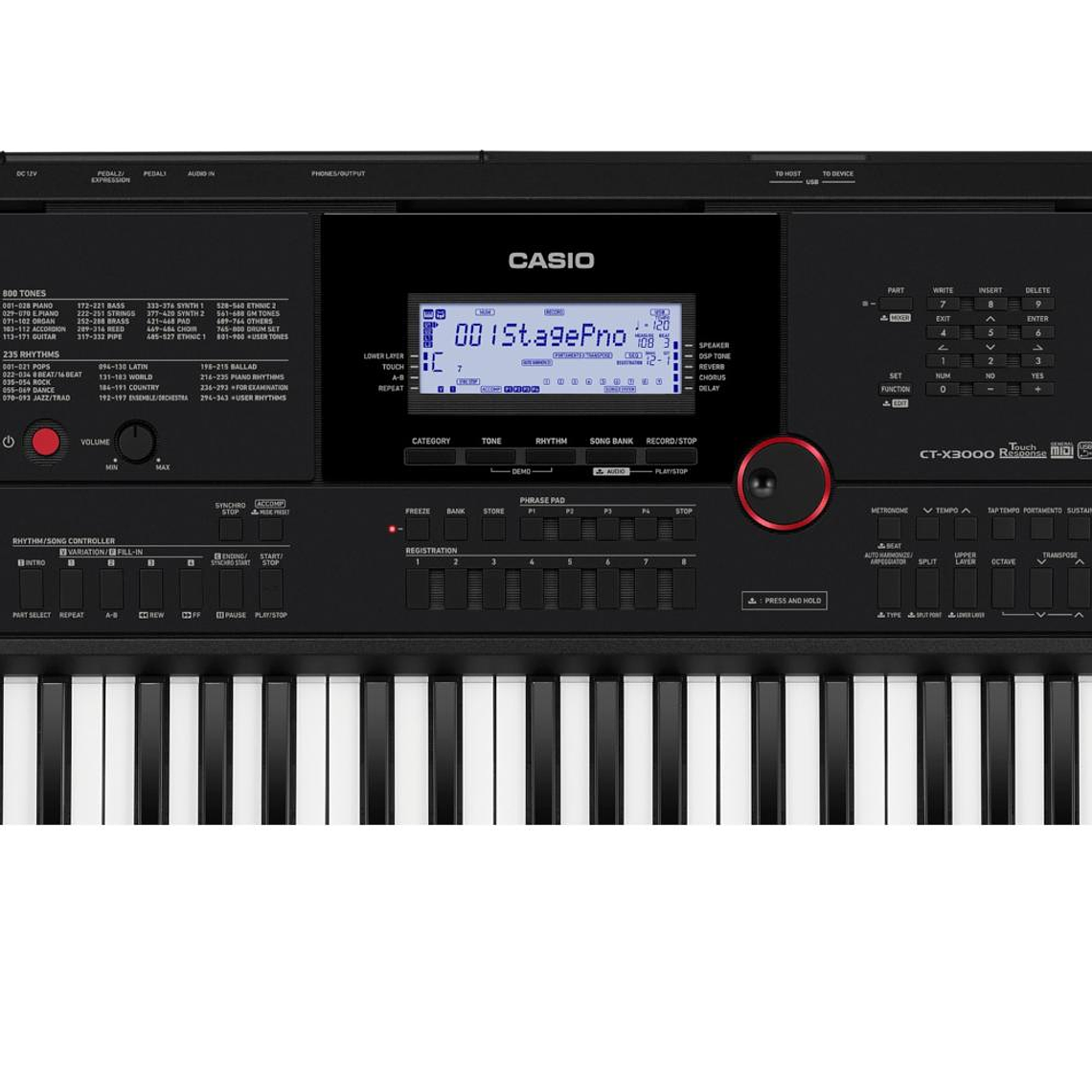 Teclado Alta Gama Casio CT-X3000 3