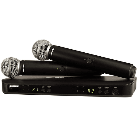 Sistema Inalambrico mano doble Shure BLX288/SM58-M15