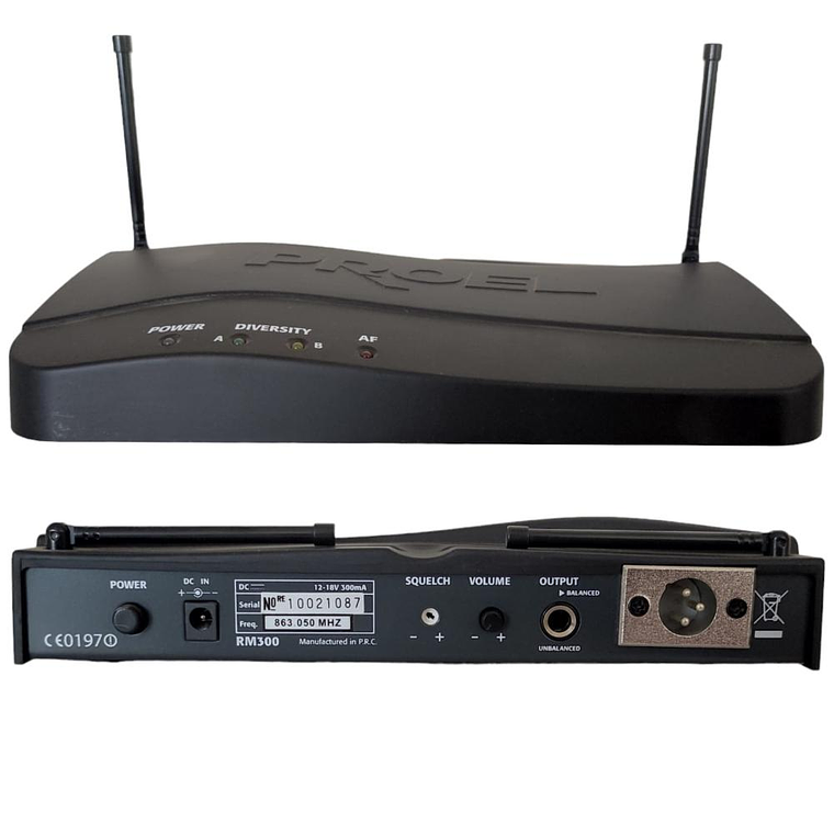 Sistema Inalambrico de Mano Proel RM300 3