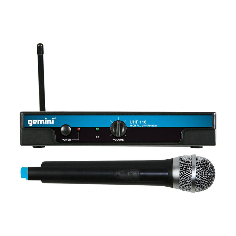 Sistema Inalambrico de Mano Gemini UHF-116M 1