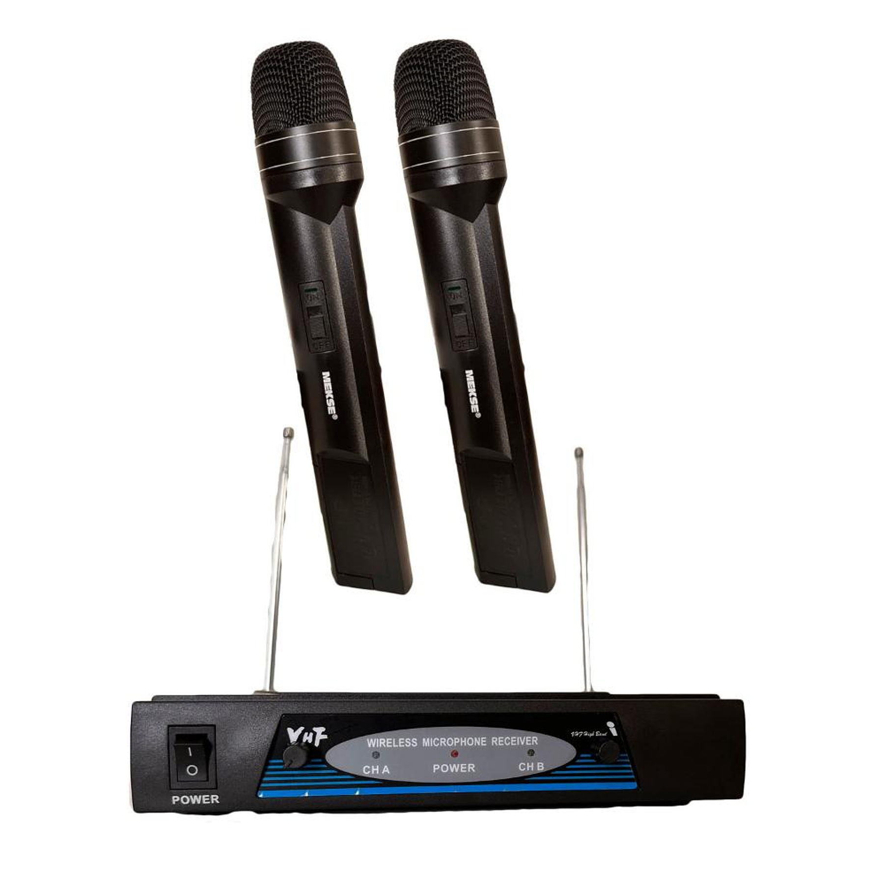 Sistema Dual Inalambrico de Mano Mekse MK-255/CS