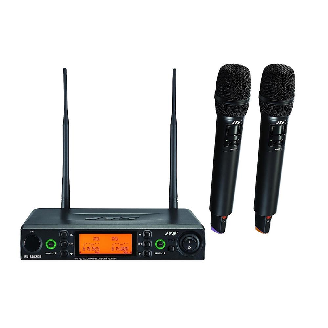 Sistema Dual Inalambrico Mano JTS RU-8012DB/RU-850LTH 1