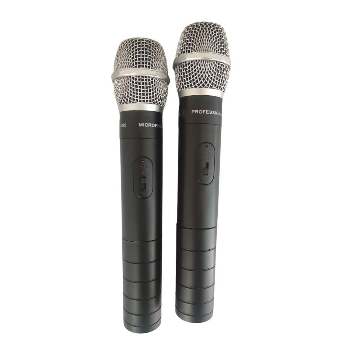 Sistema Doble Microfono Inalambrico de Mano Alpha Pro MIC-180 3