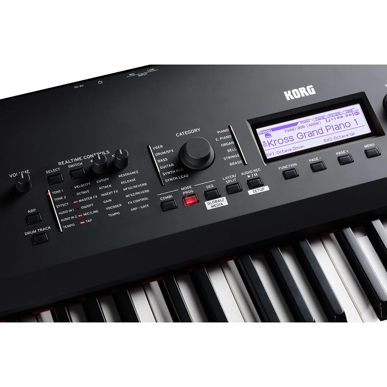 Sintetizador Korg KROSS2-88 Workstation Negro Mate 3