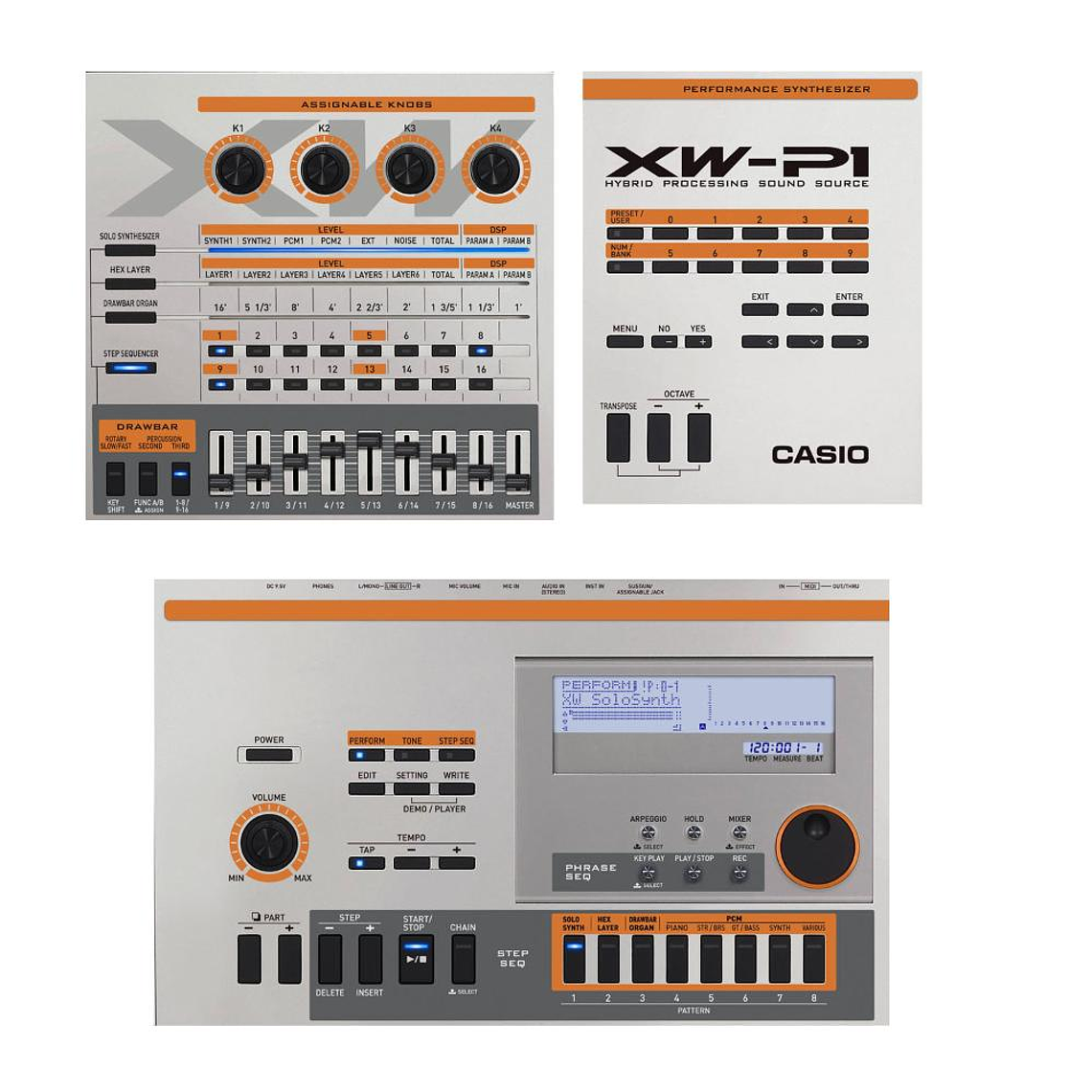 Sintetizador Casio XW-P1K2 3