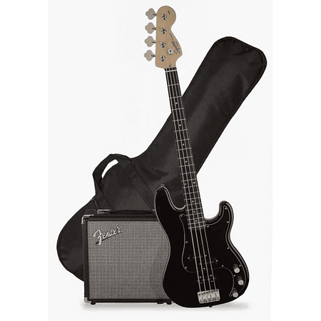 Pack Bajo Fender Squier Precision Negro