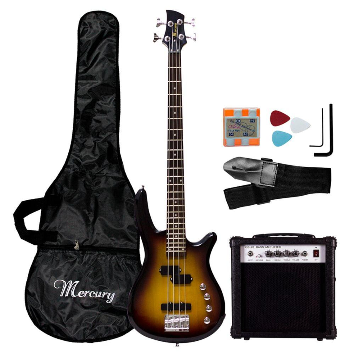 Pack Bajo Electrico Mercury B001SB Sunburst 1