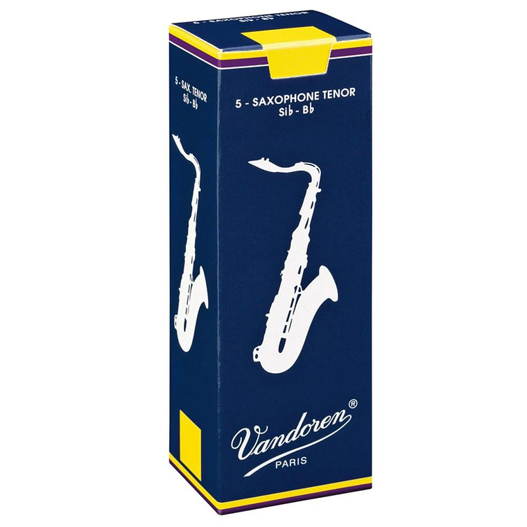 Pack 5 Cañas Saxo Tenor Fuerza 3 Vandoren 2J2-8W3-MRX 1