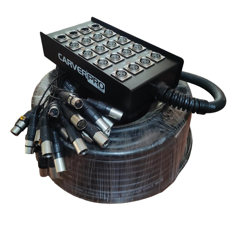 Multipar de 16 x 4 canales 40 mts CarverPro BSB 220 4/40 1