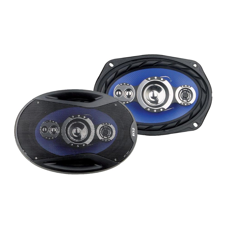 Parlantes Auto 5 vias B52 WA-9301 350W 1