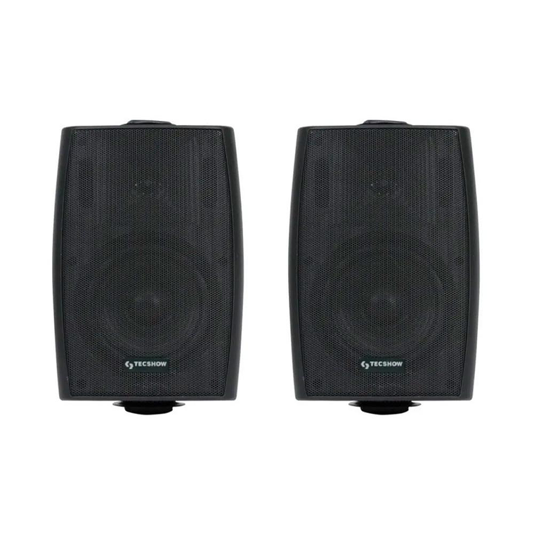 Parlantes Ambientales Tecshow DOME W5 Negro (par) 1