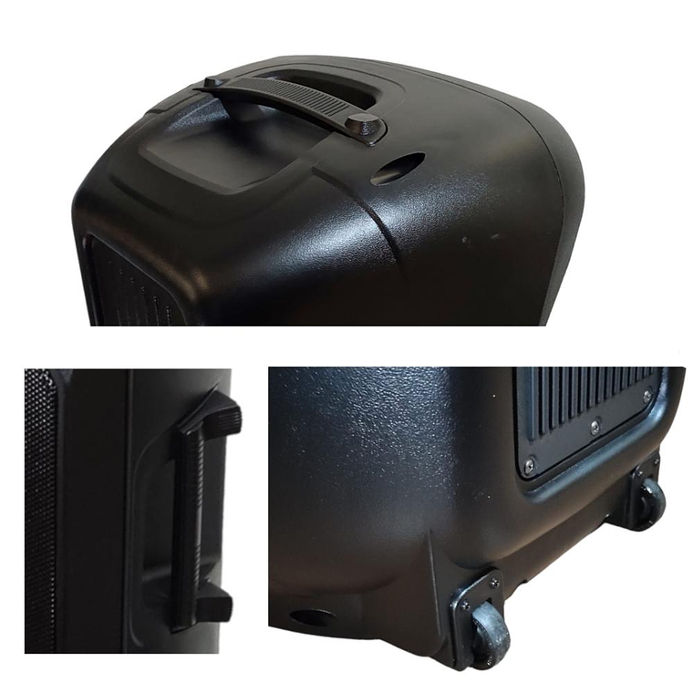 Parlante Portatil Karaoke 2x15'' Cipriani CWF-218 MIC 6