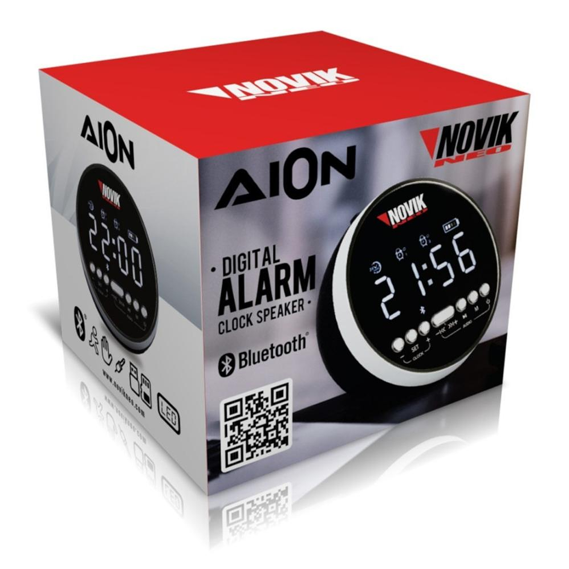 Parlante Portatil BT Reloj Novik AION 3