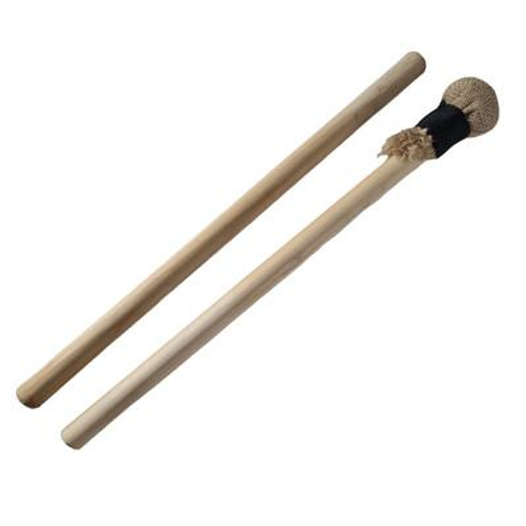 Par de mazo de bombo Mlion punta forrada 1