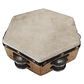 Pandero Cuequero Hexagonal 8'' Castellon Negro - Miniatura 1