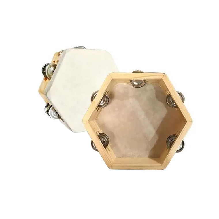 Pandereta Hexagonal 8 pulgadas Hamelin CHY-8 TAR 1