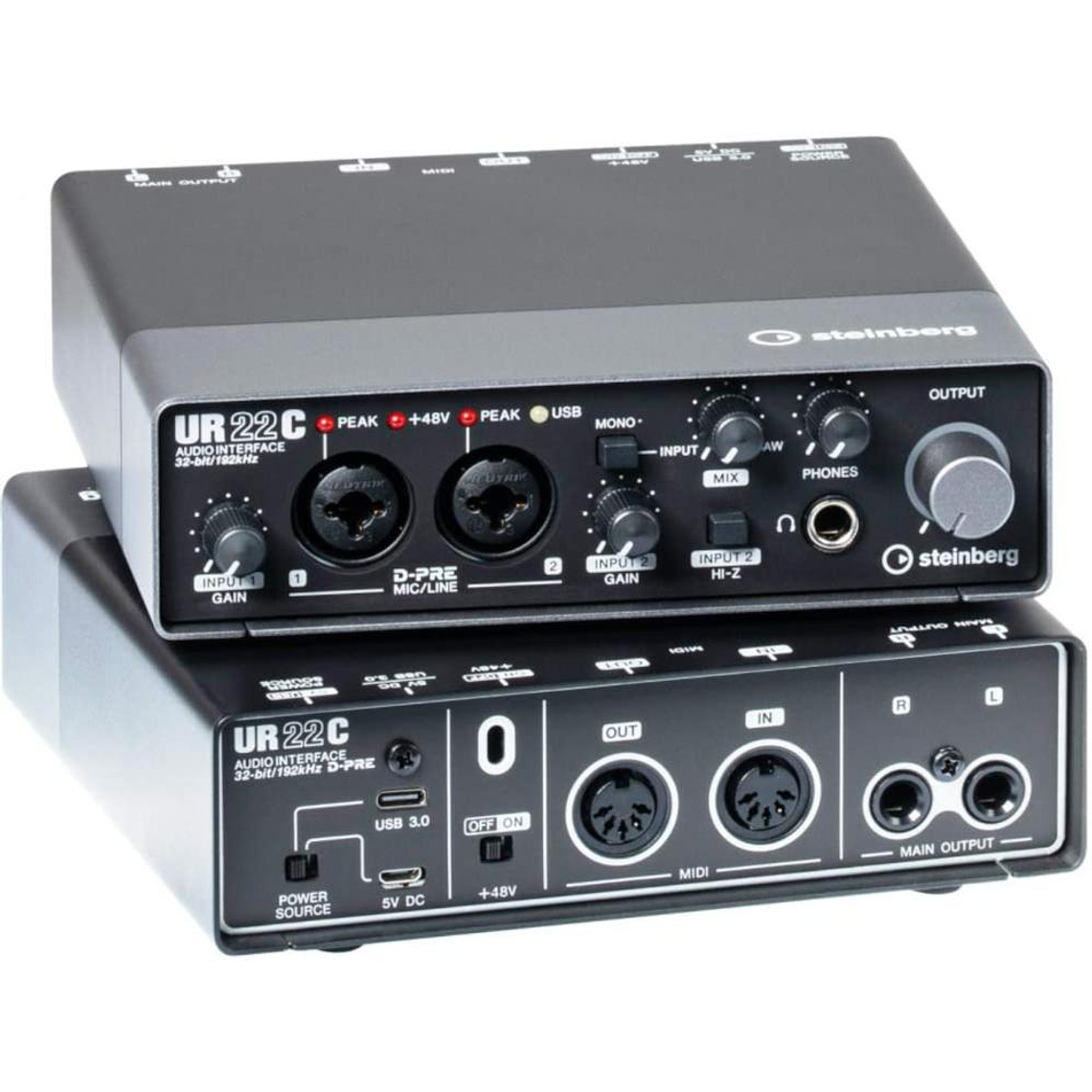 Pack de grabacion Steinberg UR22C Rec Pack 2