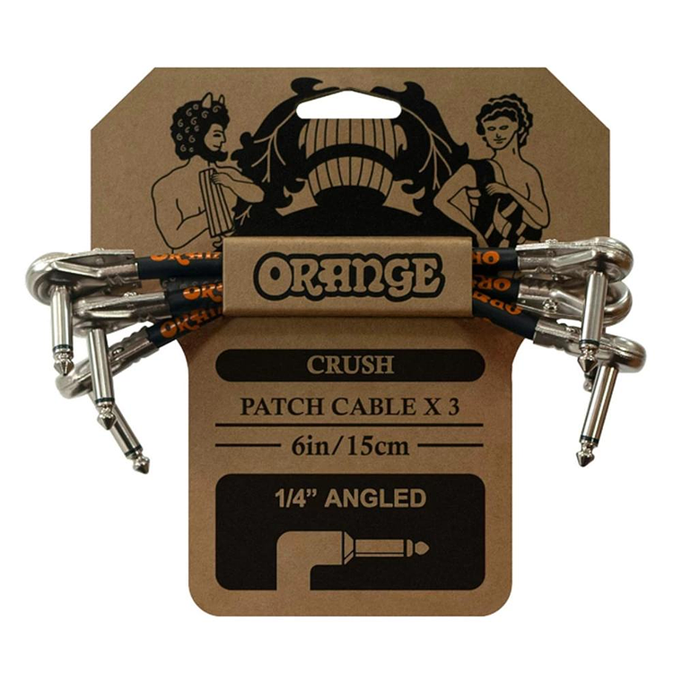 Pack de 3 cables para pedal Orange Crush 1