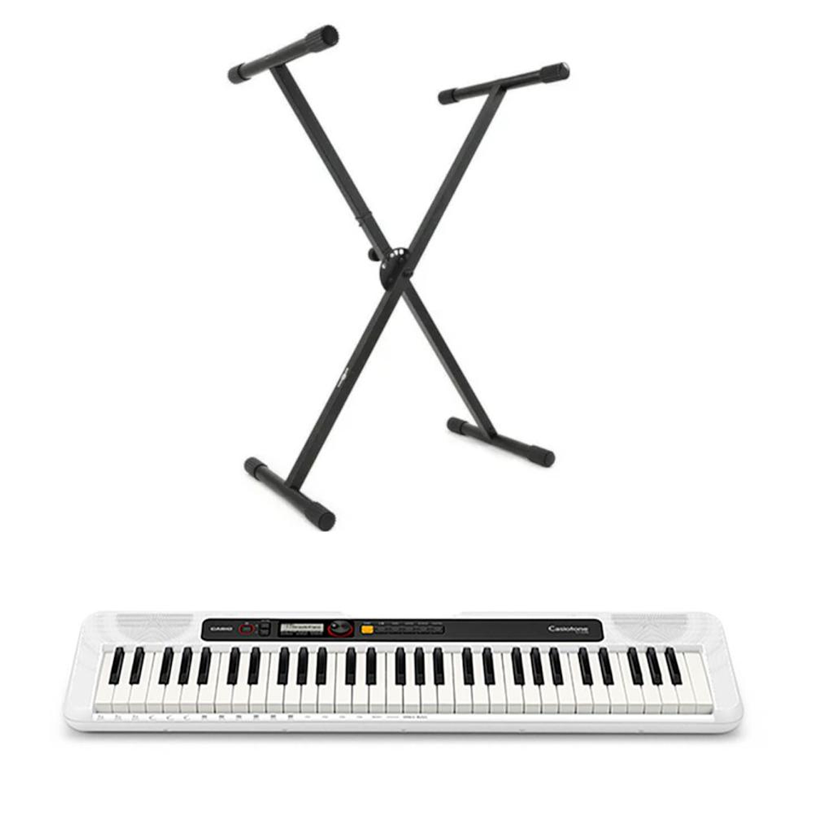 Pack Teclado Casio CT-S200WEC2 + atril de tubo simple 1