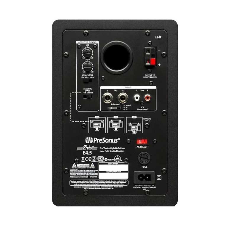 Monitor de estudio Presonus ERIS 4,5 (par) 3