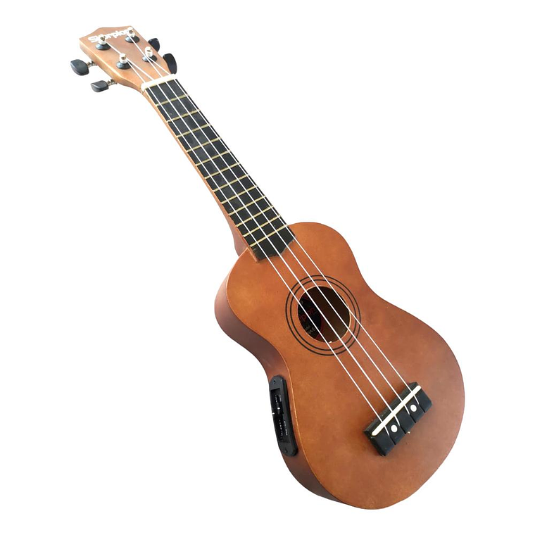 Ukelele Soprano Electroacustico Scorpion KEANA/EQ 2