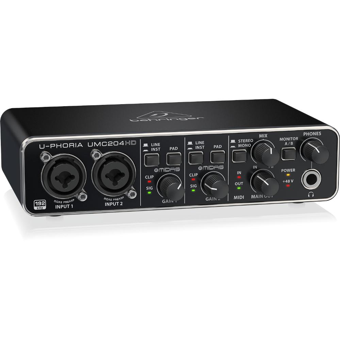 Interfaz Behringer U-PHORIA UMC204HD 1