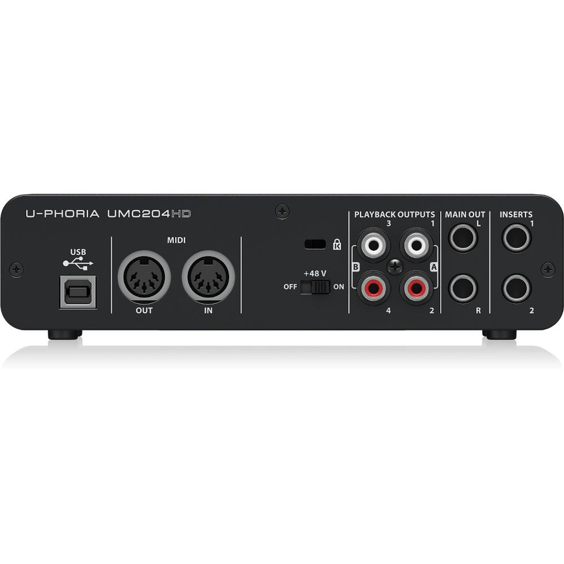 Interfaz Behringer U-PHORIA UMC204HD 3