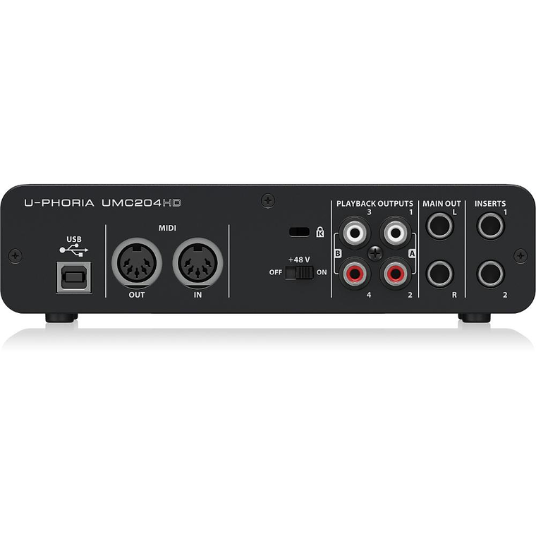 Interfaz Behringer U-PHORIA UMC204HD 3