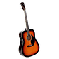Guitarra electroacustica Mercury MSEA1 Sunburst - Miniatura 2
