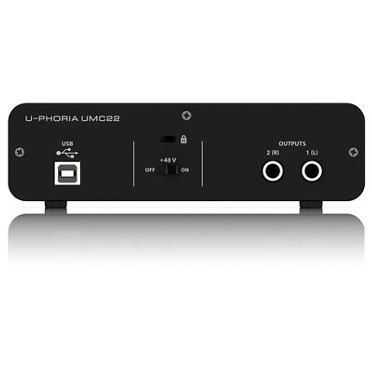 Interfaz Behringer U-PHORIA UMC22 3