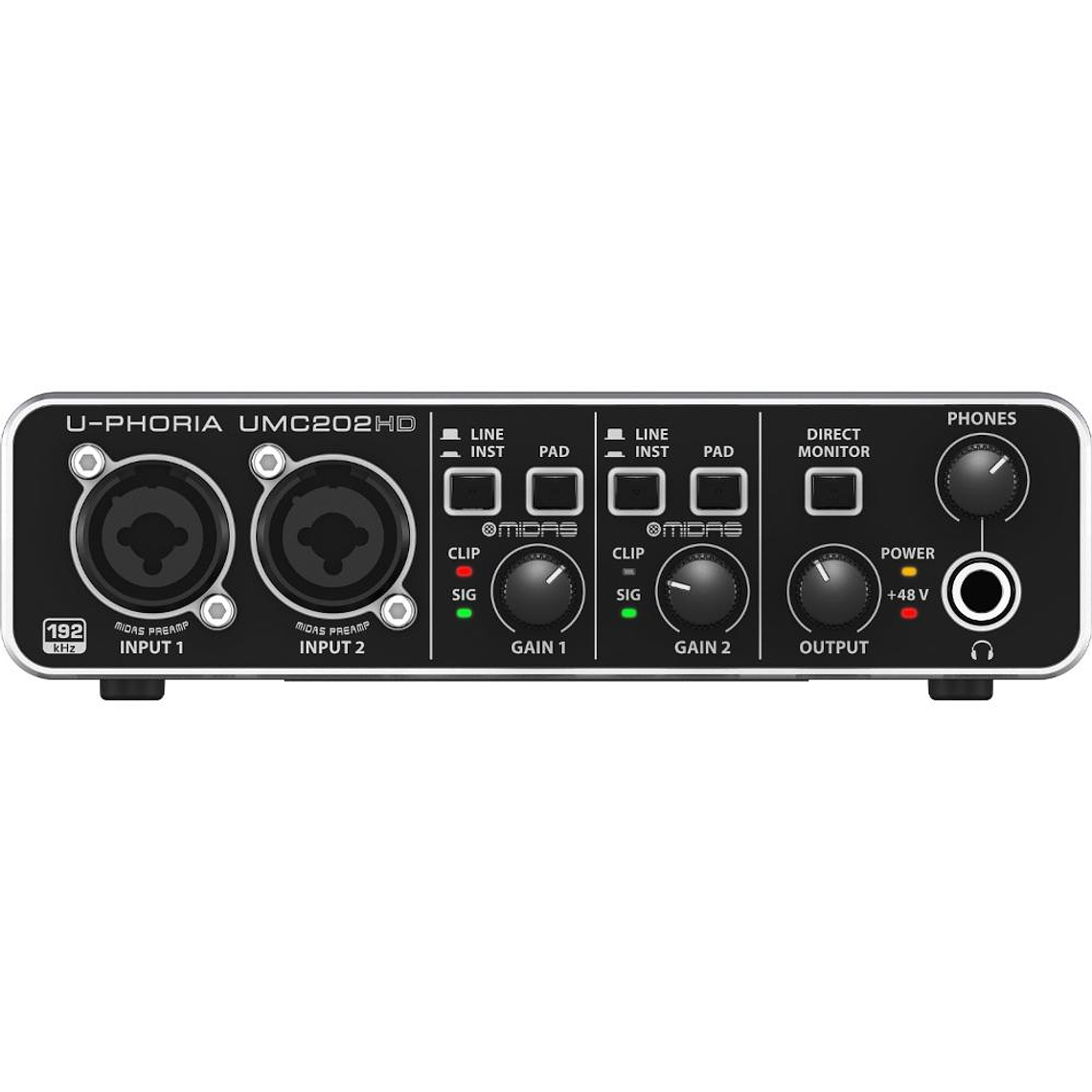 Interfaz Behringer U-PHORIA UMC202HD 2