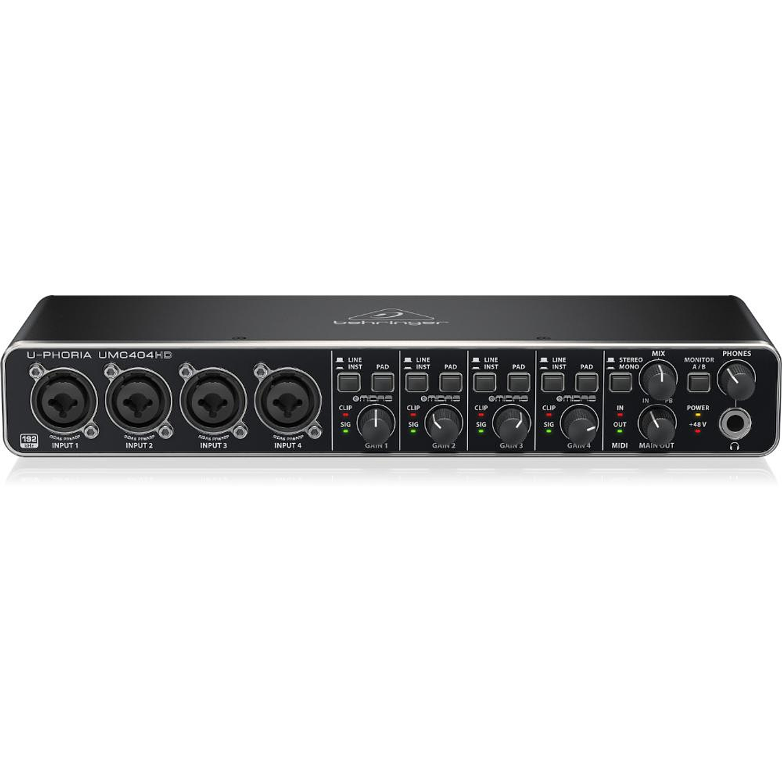 Interfaz Behringer U-PHORIA UMC404HD 2